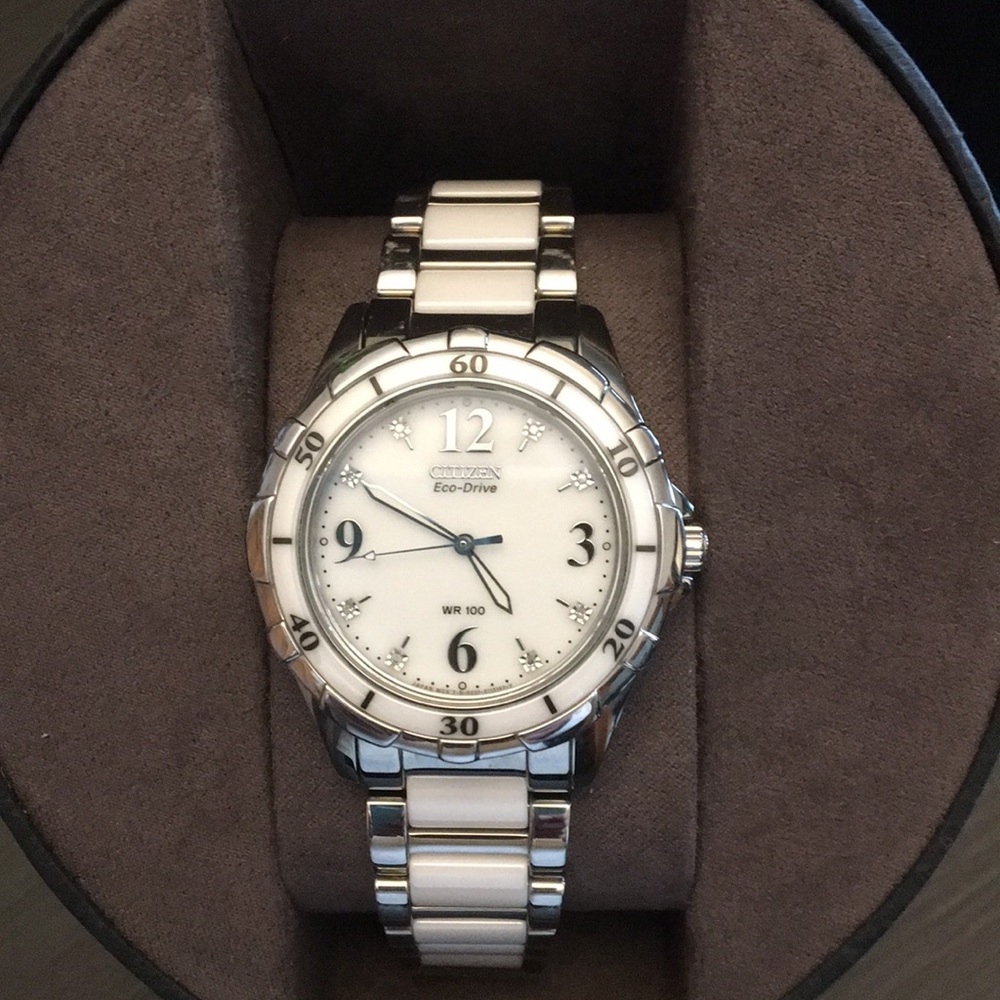 Citizen Eco-Drive, Ceramic Ladies Watch